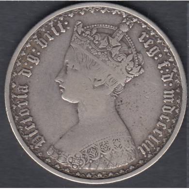 1853 - Florin (Two Shillings) - Great Britain