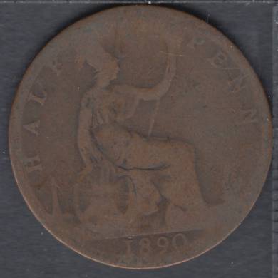 1890 - Half Penny - Grande Bretagne