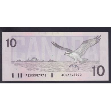1989 $10 Dollars - UNC - Thiessen Crow- Préfixe AEU