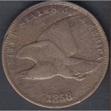 1858 - VG - Flying Eagle Small Cent