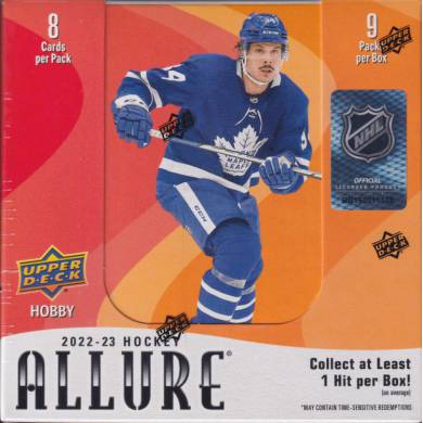 2022-23 Upper Deck Allure Hobby Box - EMAIL OR CALL TO ASK THE PRICE!!