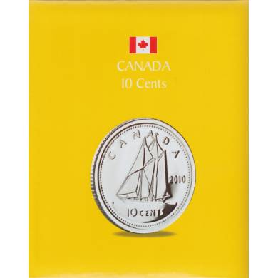 KASKADE Canadian Coin Albums - 10 Cents