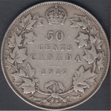 1917 - VG - Canada 50 Cents
