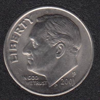 2001 P - Roosevelt - B.Unc - 10 Cents