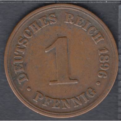 1896 A - 1 Pfennig - Germany