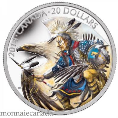 2014 - $20 - 1 oz. Fine Silver Coin - Legend of Nanaboozhoo