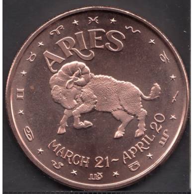 Aries - 1 oz .999 Fine Copper