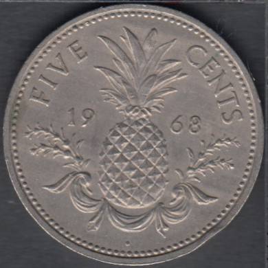 1968 - 5 Cents - Bahamas