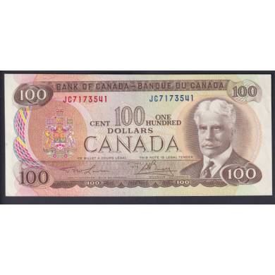 1975 $100 Dollars - AU - Lawson Bouey - Prefix JC