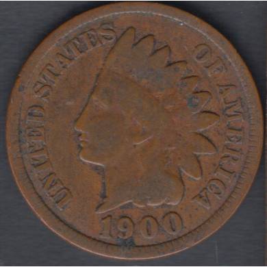 1900 - VG - Indian Head Small Cent