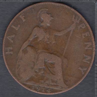 1914 - Half Penny - Grande Bretagne