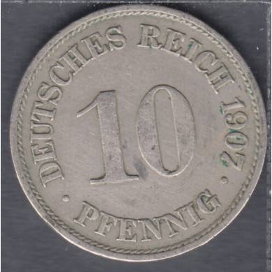 1907 A - 10 Pfennig - Germany