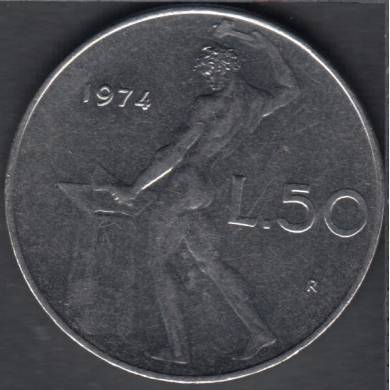 1974 R - 50 Lire - Italy