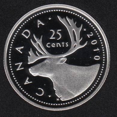 2010 - Proof - Silver - Canada 25 Cents
