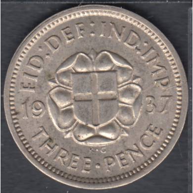 1937 - 3 Pence - Grande Bretagne