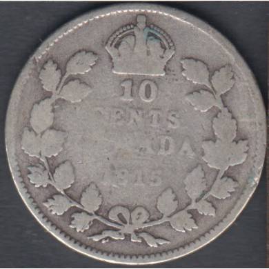 1915 - Good - Canada 10 Cents