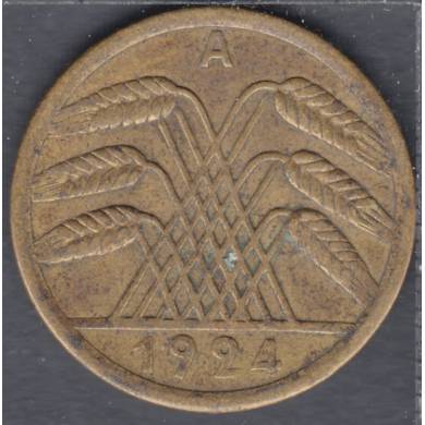 1924 A - 50 Rentenpfennig - Allemagne
