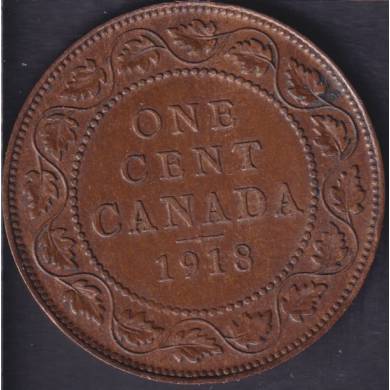 1918 - EF - Canada Large Cent