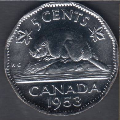 1953 - SF - B.Unc - Canada 5 Cents