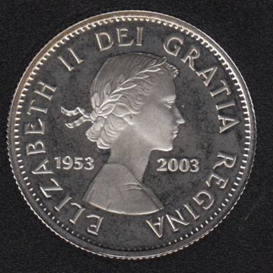 2003 - 1953 - Proof - Silver - Canada 25 Cents