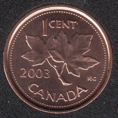 2003 P - B.Unc - NE - Canada cent