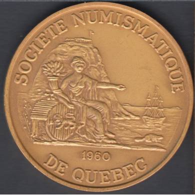 Jerome Remick - Quebec Socit Numismatique - Gold Plated - 75 pcs - Medal
