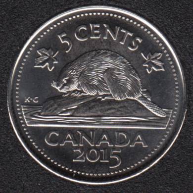 2015 - B.Unc - Canada 5 Cents