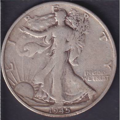1945 S - Liberty Walking - 50 Cents