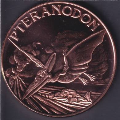Pteranodon - 1 oz 999 Cuivre Fin