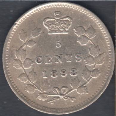 1898 - EF - Canada 5 Cents