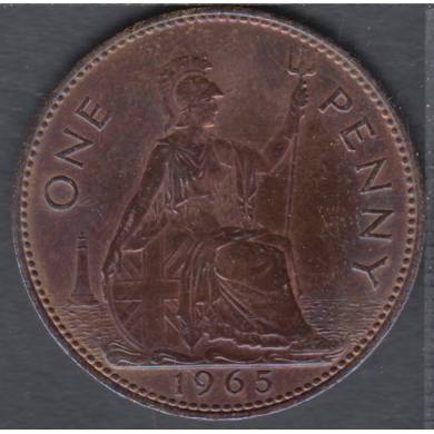 1965 - 1 Penny - Cleaned - Great Britain