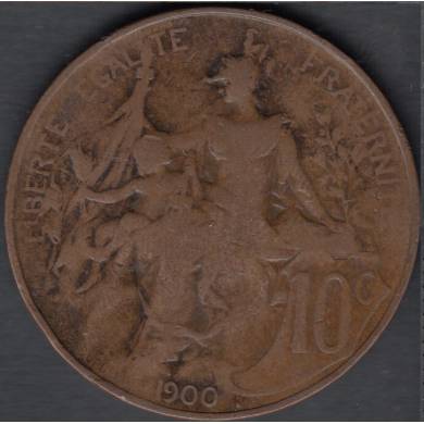 1900 - 10 Centimes - France