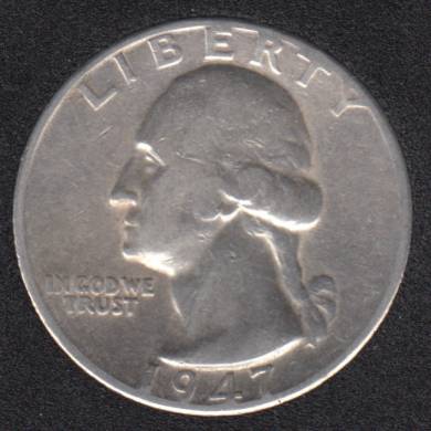 1947 D - Washington - 25 Cents