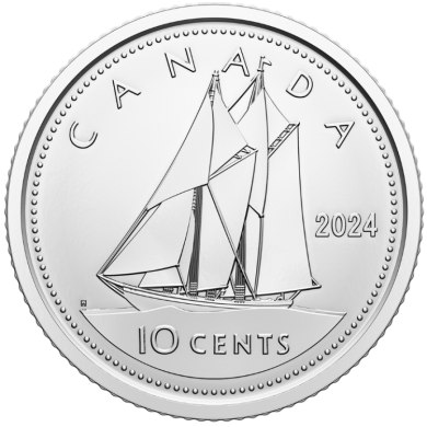 2024 - B.Unc - Canada 10 Cents - Sa Majest le roi Charles III