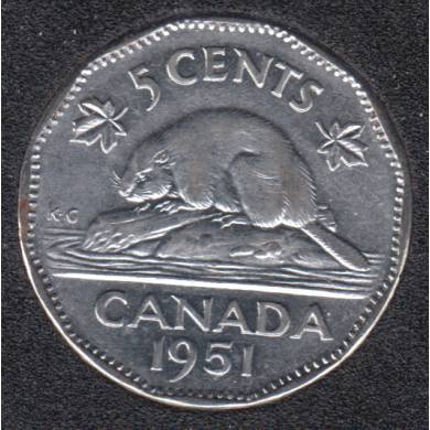 1951 - Canada 5 Cents