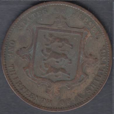 1870 - 1/13 de Shilling - Jersey