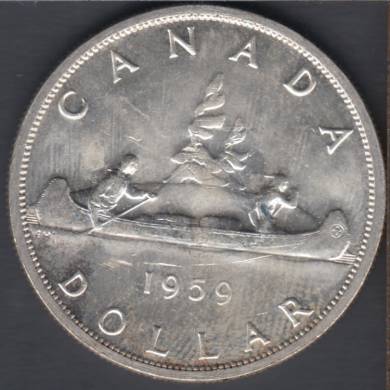 1959 - Unc - Scratch - Canada Dollar