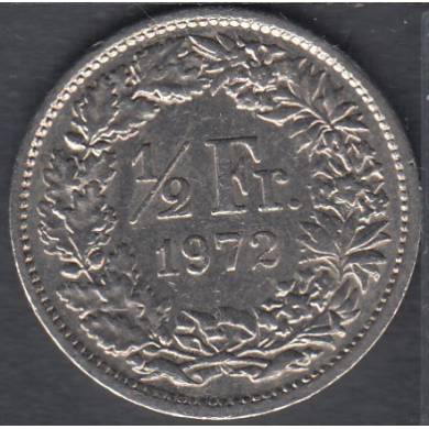 1972 B - 1/2 Franc - Switzerland
