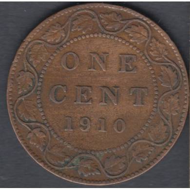 1910 - VG/F - Canada Large Cent