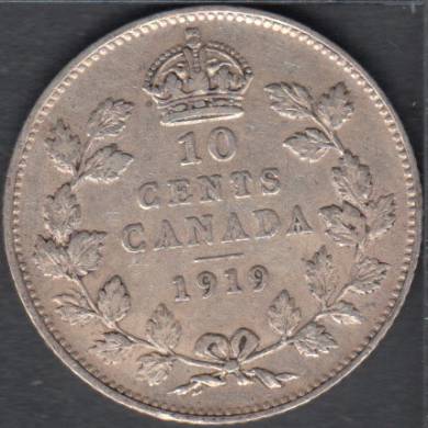 1919 - VF - Canada 10 Cents