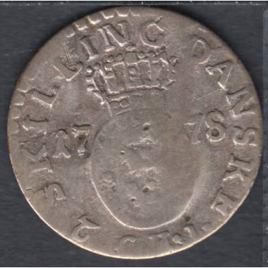 1778 - 2 Skilling - Denmark