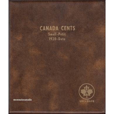 Uni-Safe Coin Album Canada 1 Cents (Small Cents) 1920-Date