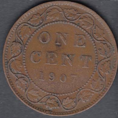 1907 - VF - Canada Large Cent