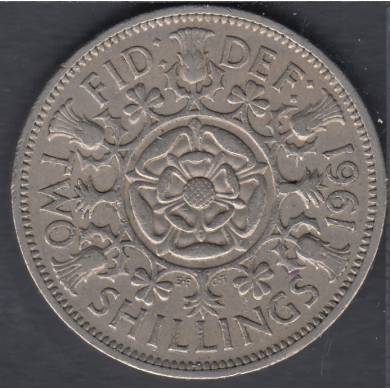 1961 - Florin (Two Shillings) - Great Britain