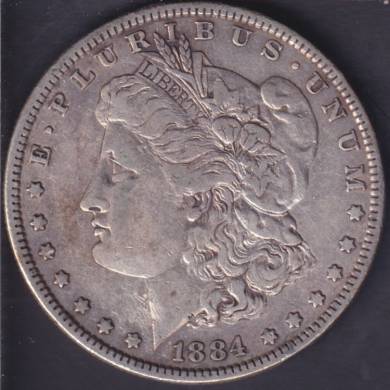 1884 - VF - Morgan Dollar USA
