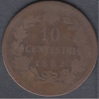 1862 - 10 Centisimi - Italie