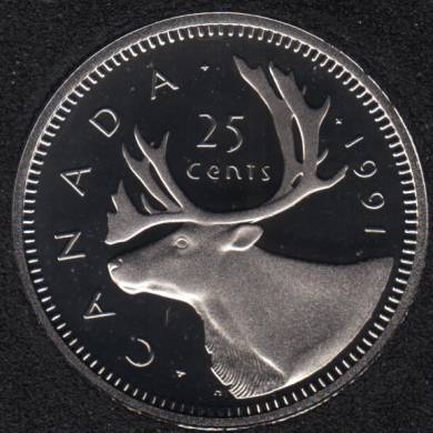 1991 - Proof - Canada 25 Cents