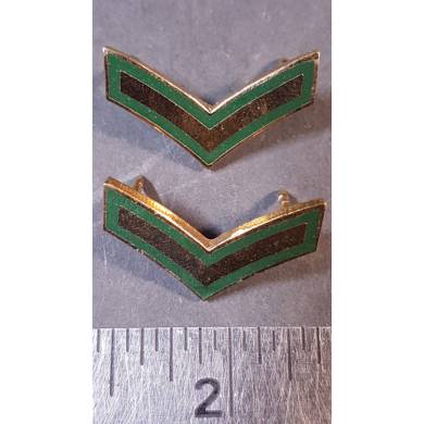 #120 Canadian Military Rank Stripes pin Private