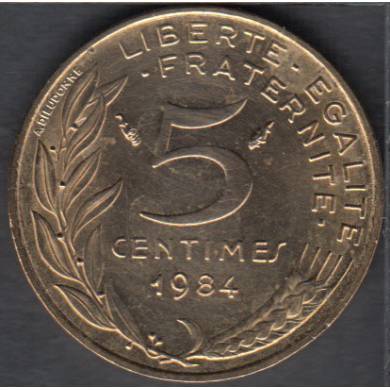 1984 - 5 Centimes - B. Unc - France
