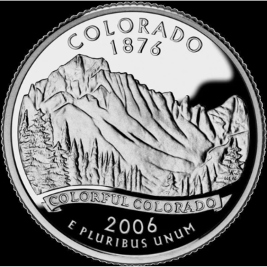 2006 S - Proof - Colorado - 25 Cents